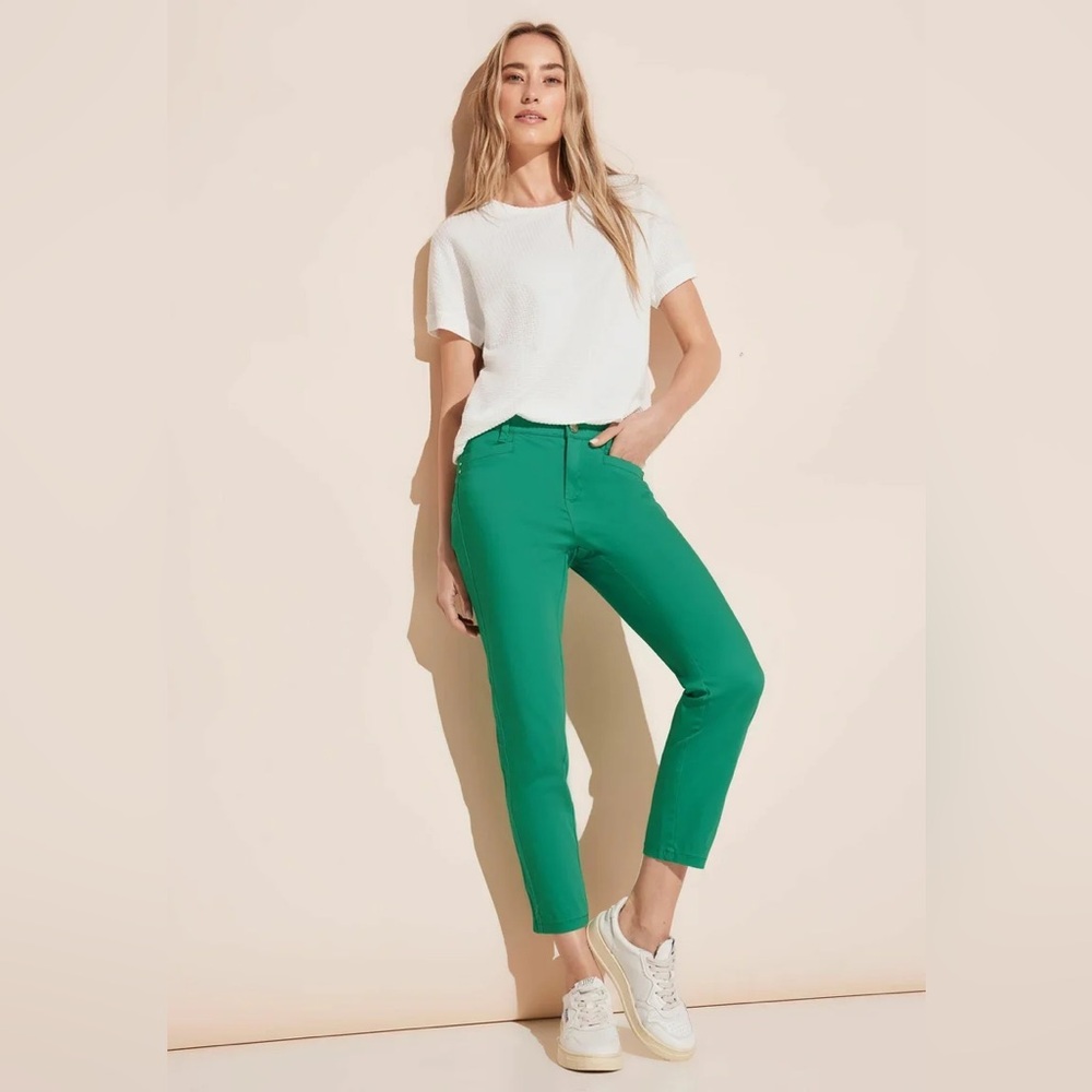 PRANA Organic Green Skinny Fit Pants Size 8/29.